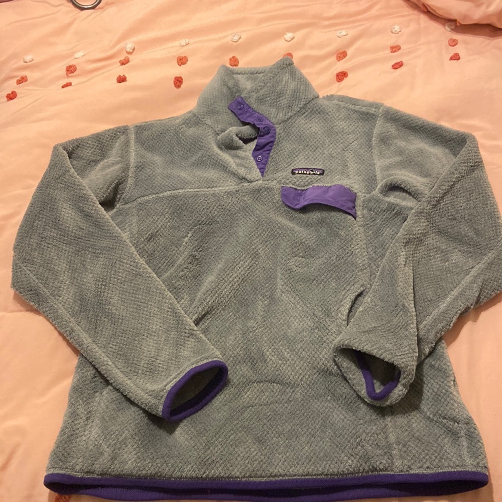 EUC women’s patagonia re-tool snap-t fleece pullover size medium